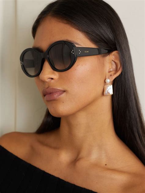 celine sunglasses round acetate|celine online shopping usa.